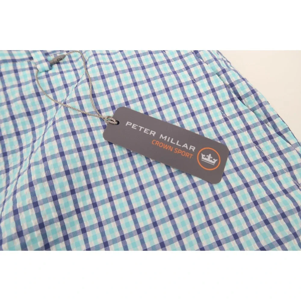 Peter Millar Mens 35‎ Golf Shorts MS17EB86 Crown Sport Apex Seersucker NEW